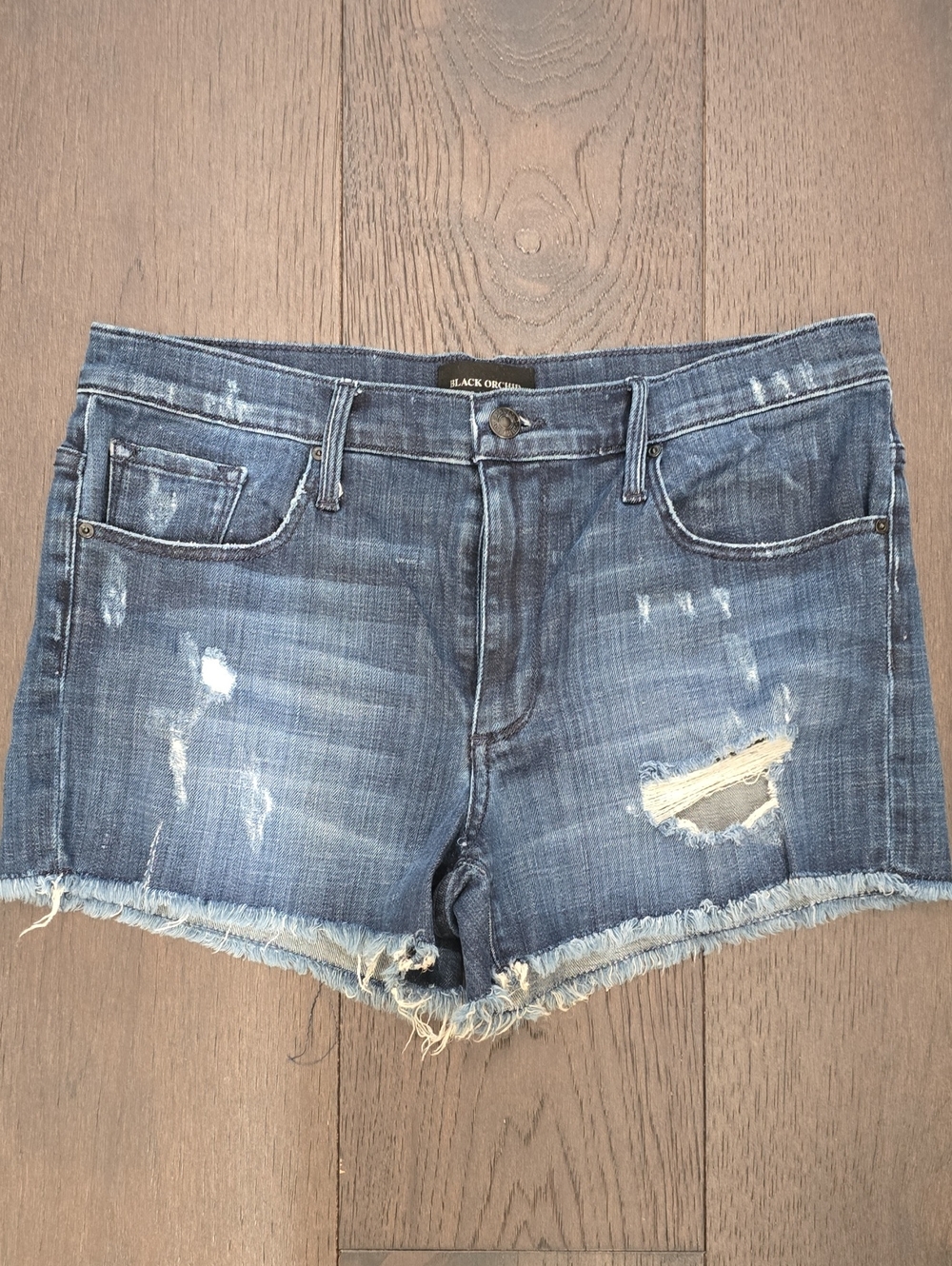 Black Orchid Dark Jean Shorts